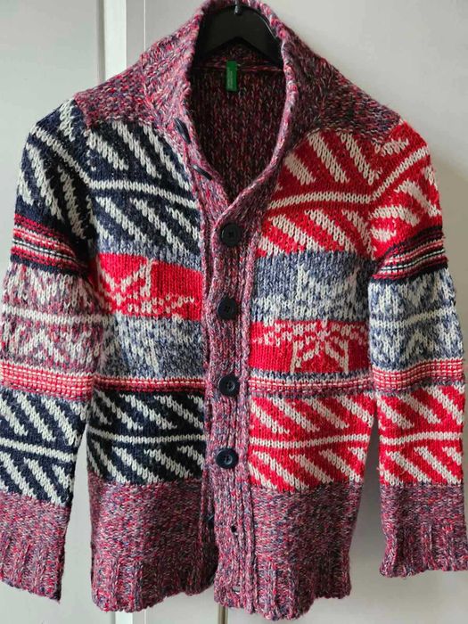 Детски вълнени зимни жилетки Benetton