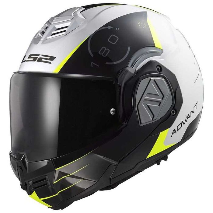 Отваряeмa мото Каска LS2 FF906 ADVANT CODEX WHITE/FLUO,очила