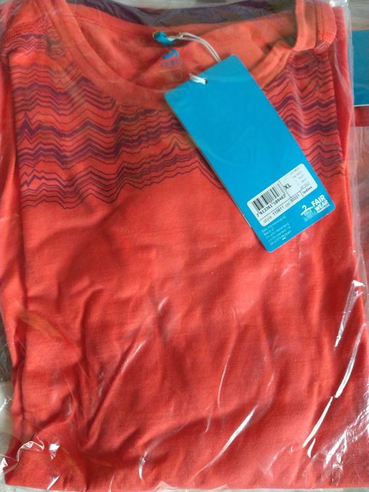 НОВА! Odlo дамски тениски 100% вълна (L и XL) / дамски клин