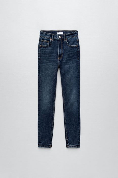 ZARA слим дънки с висока талия НОВИ