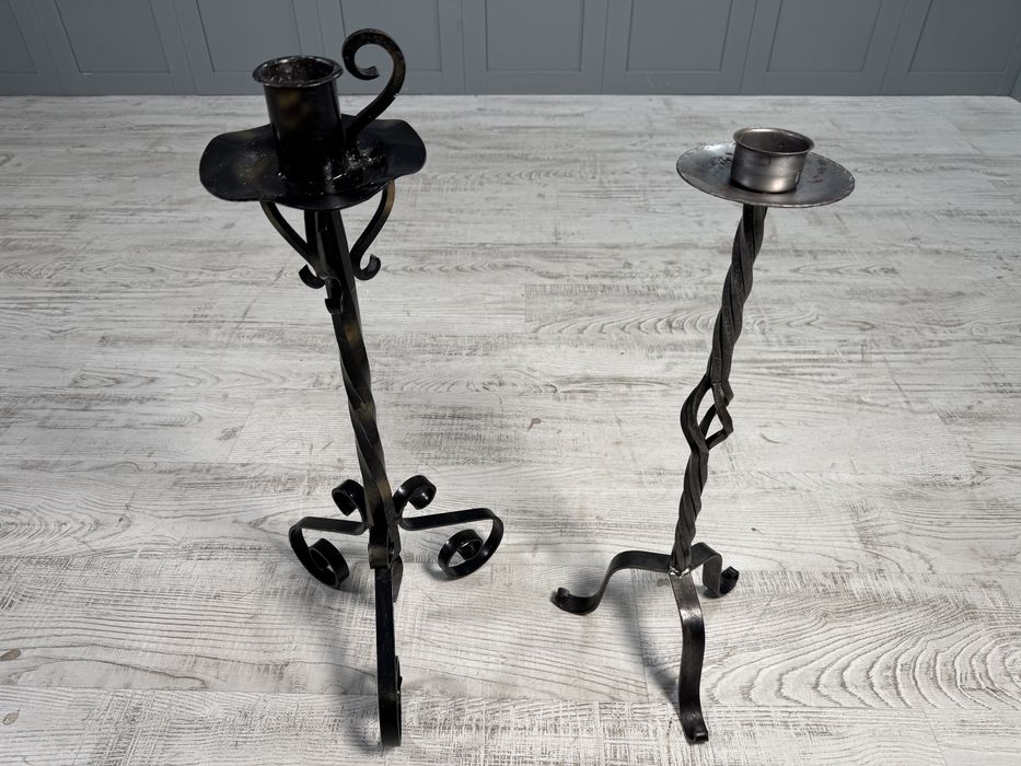 Свещници за под ковано желязо Р350