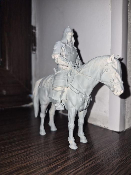 3D принтер мүсін Боялмаған грунталған 
Боялмаған (ақ/