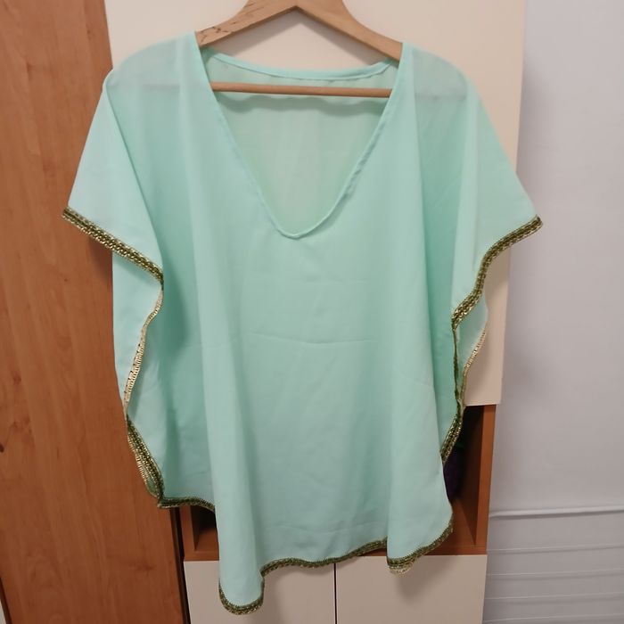 Плажен кафтан - пончо