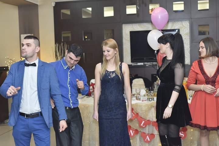 Rochie lunga bleumarin