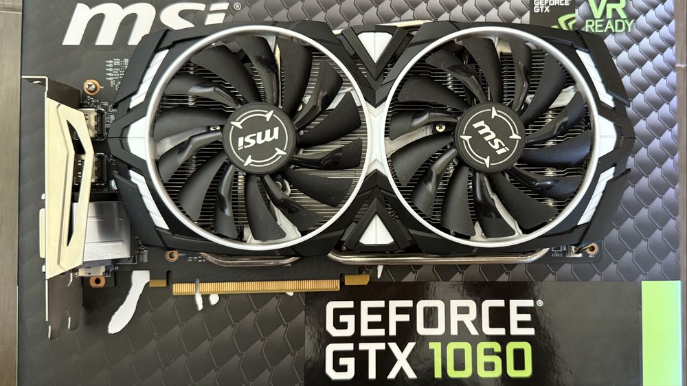 MSI ARMOR gtx 1060 6 gb
