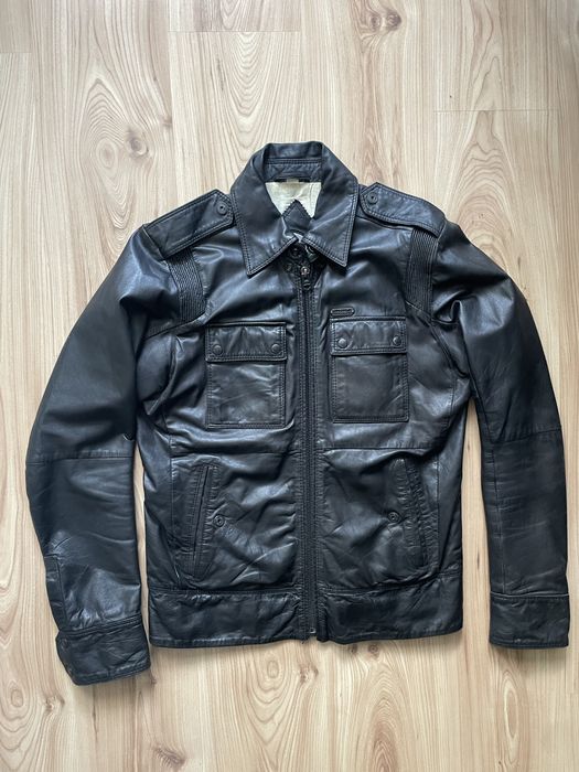 DIESEL / мъжко кожено(естествена) яке M/L