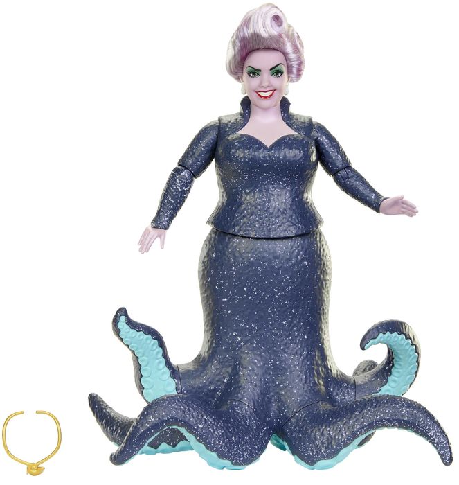 Кукла Малката русалка Ариел Урсула Цар Тритон Disney Оригинални 3 броя