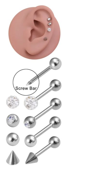 Kit piercing-uri buza sau ureche