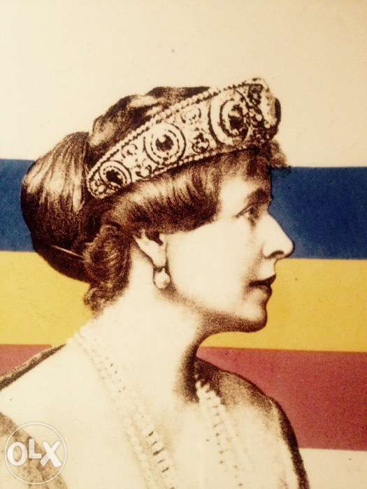 Farfurie cu Regina Maria Originala