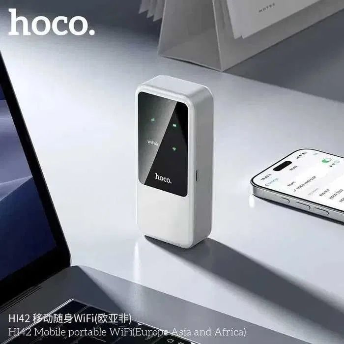 Hoco HI42 wifi – компактный мобильный Wi-Fi 6 роутер с поддержкой 4G