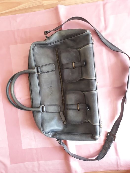 Vand geanta,Firma WHY Denis,din piele naturala pt Leptop