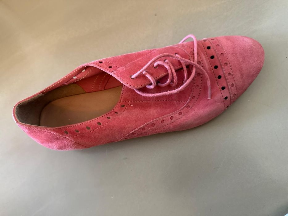 Pantofi Benvenuti piele intoarsa marimea 36
