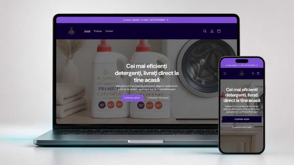 Creare Site Web, Site de Prezentare Profesional, Magazin Online la Cheie, Realizare Website Optimizare SEO, Promovare Site, Web Design