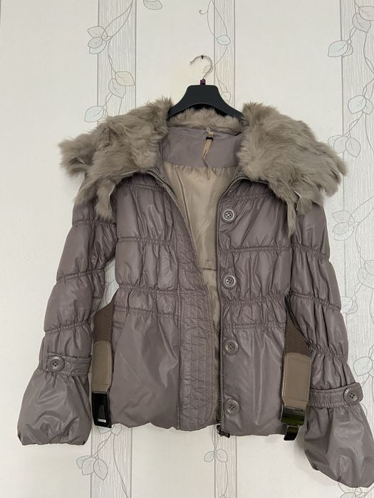 Дамско яке  Cop Copine с естествена заешка яка