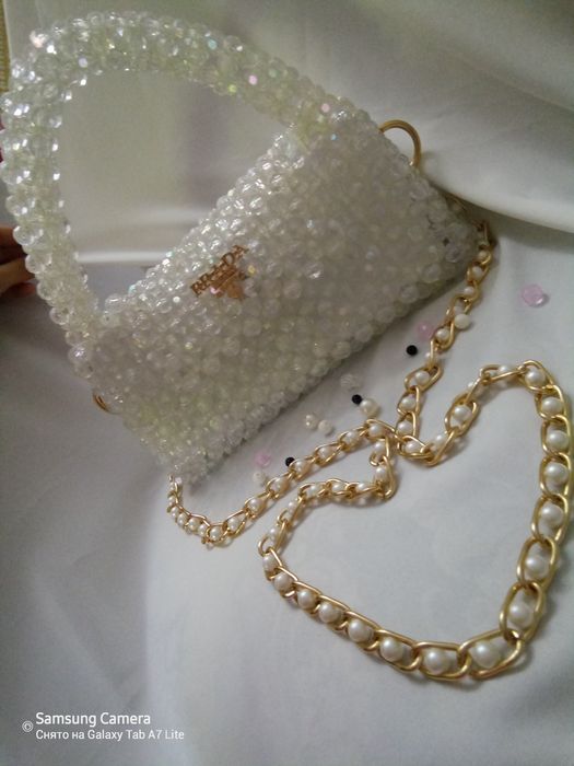 Сумка из бусин Жемчужина сумка