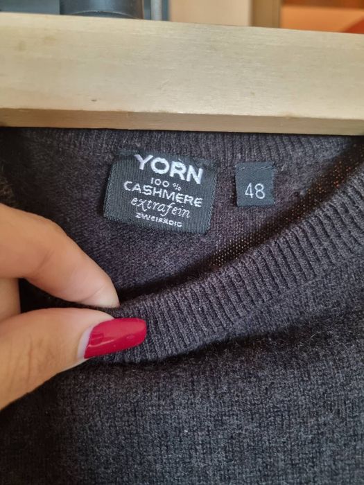 Мъжки кашмирен пуловер Yorn, размер М