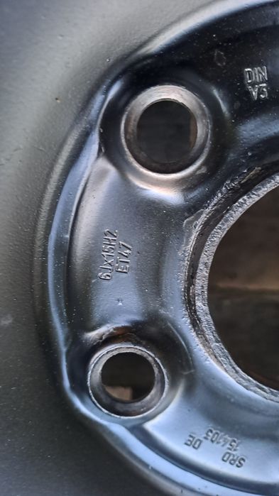 1бр. РЕЗЕРВНА 15" 5Х112мм Голф 5, 6, Туран, Кади/ 5X112mm VW