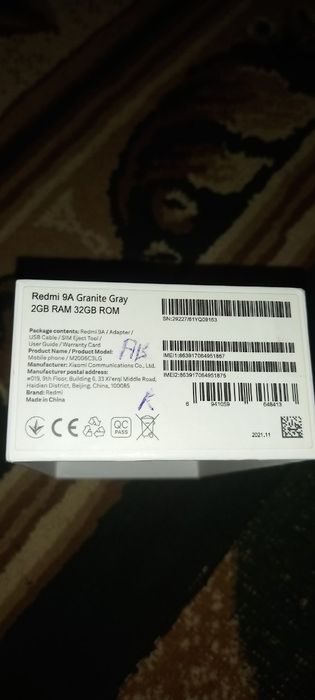 Redmi 9A 32GB 2ram