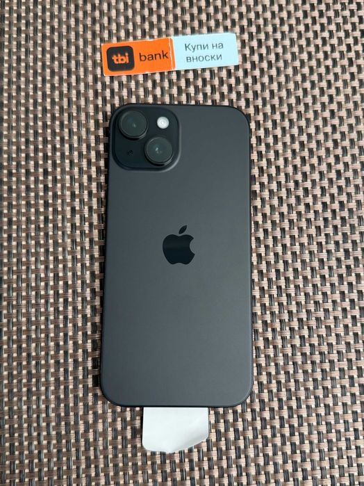 256gb! НОВ! iPhone 15 Лизинг от 22€/мес  черен black ГАР!