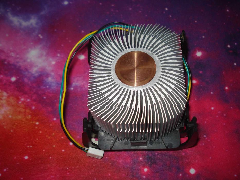 cooler procesor retro vintage intel original socket 478 miez cupru