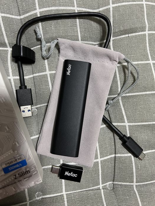 Новый внешний диск Netac 500gb