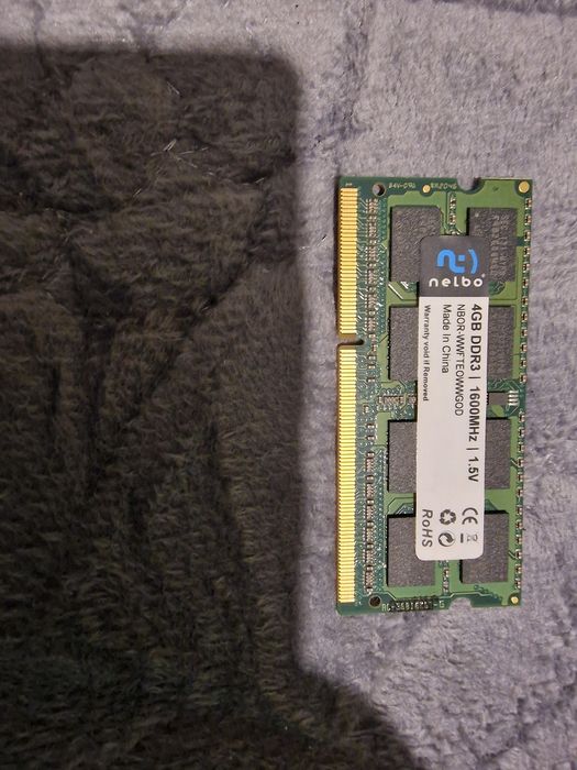 Memorie RAM 4 GB sodimm ddr3 1600 Mhz Nelbo pentru laptop