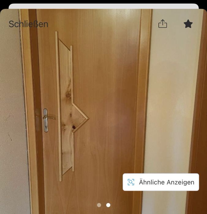 uși de interior din lemn masiv cu broască si mânere incluse