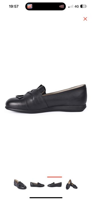 Балетки туфли кожаные