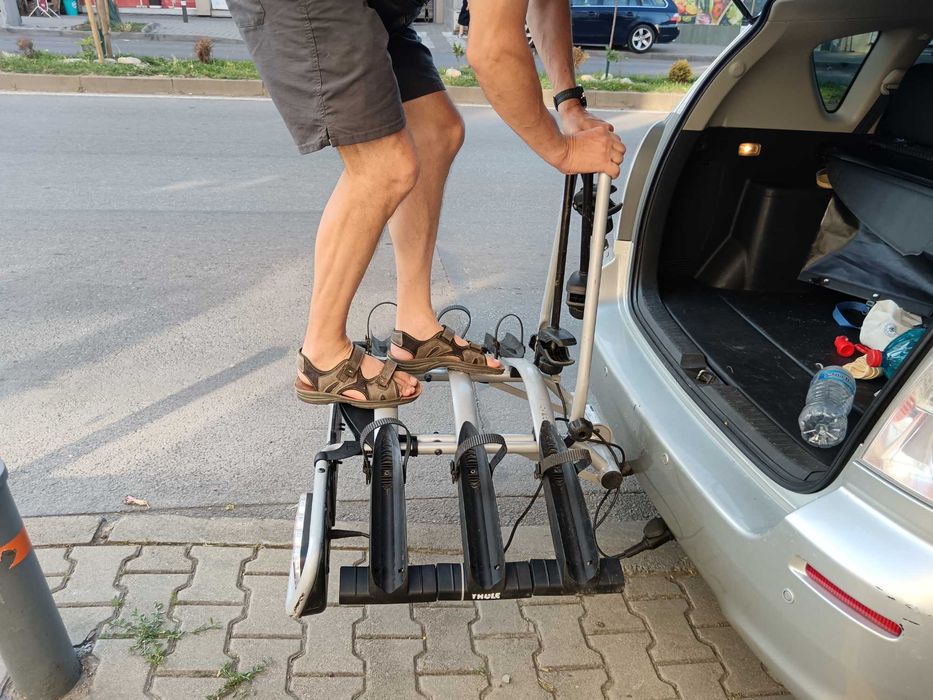 багажник за теглич за 3 бр. велосипеди марка Thule