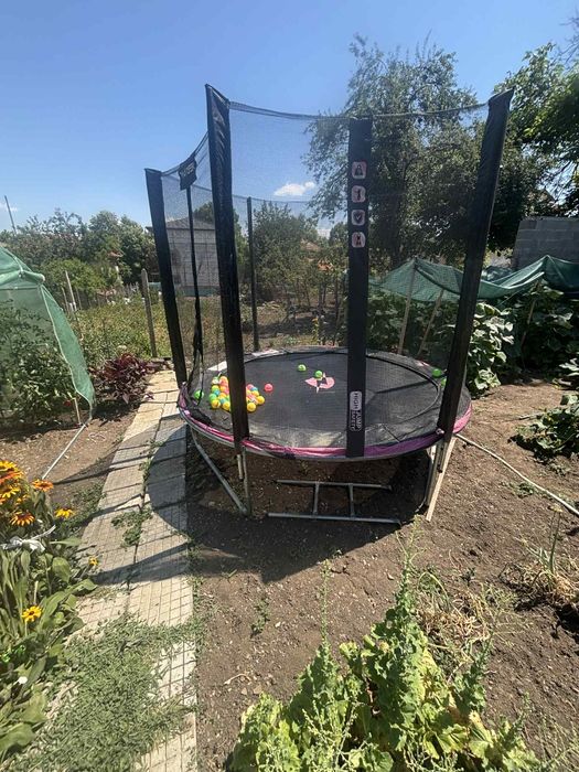 Детски розов батут THUNDER