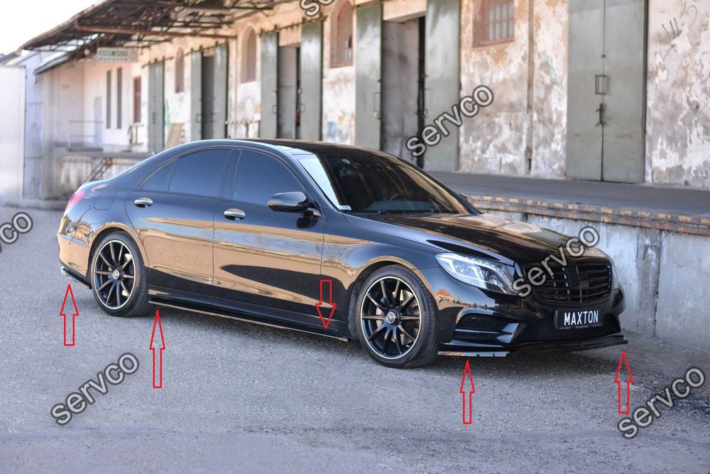 Pachet Exterior Prelungiri Body kit tuning Mercedes S Class W222 2013-2017 v1 - Maxton Design