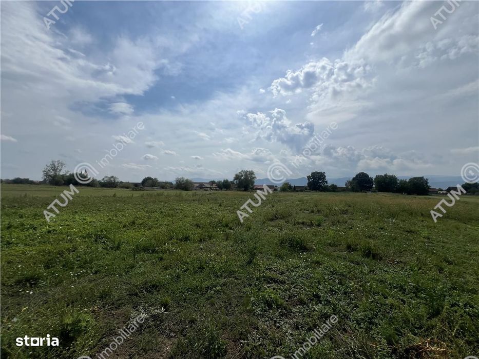 Teren intravilan de 8600 mp cu deschidere la doua drumuri in Cristian