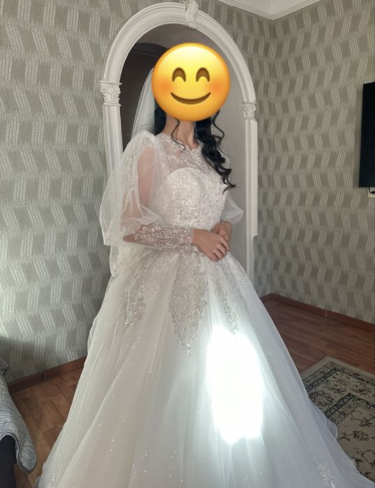 Продам свадебное платье 55.000 тг