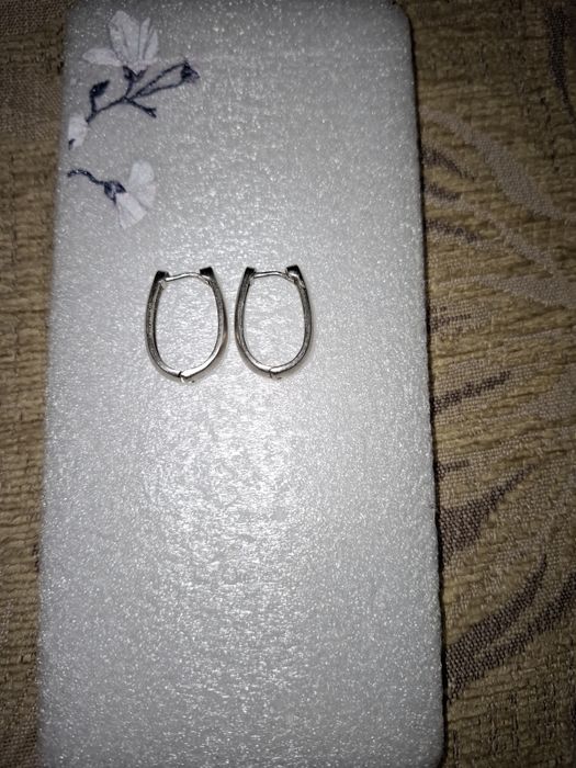 Сребърни обеци печат 925