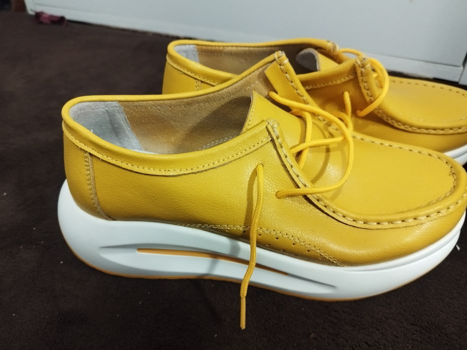 Pantofi dama din piele