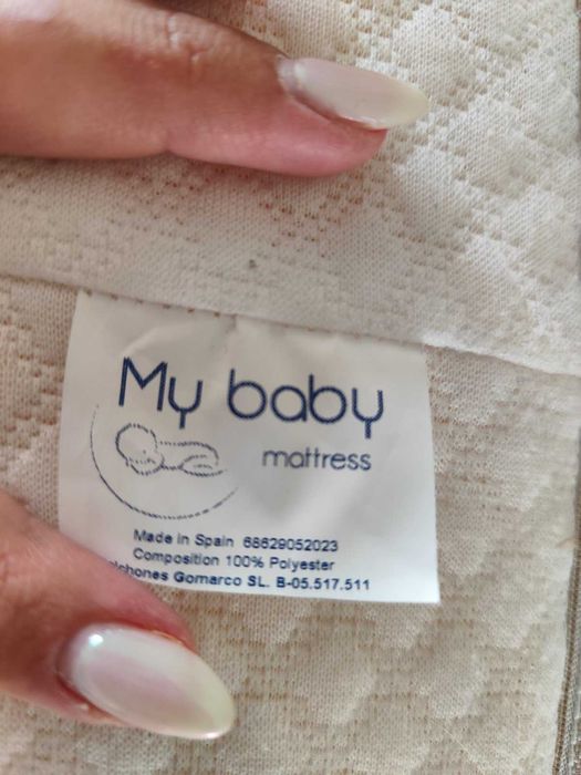 My Baby Mattress Бебешки матрак с ядро от Aquapur пяна Nira 60/120 см.