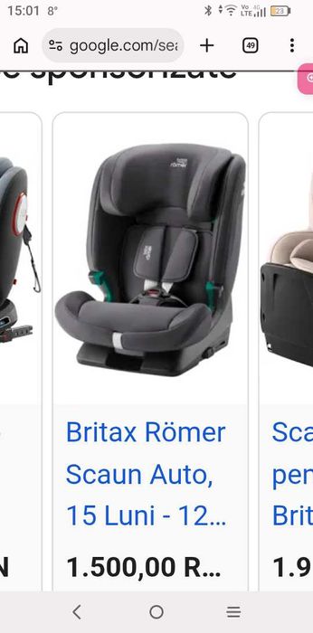 Scaun auto pt copil Romer