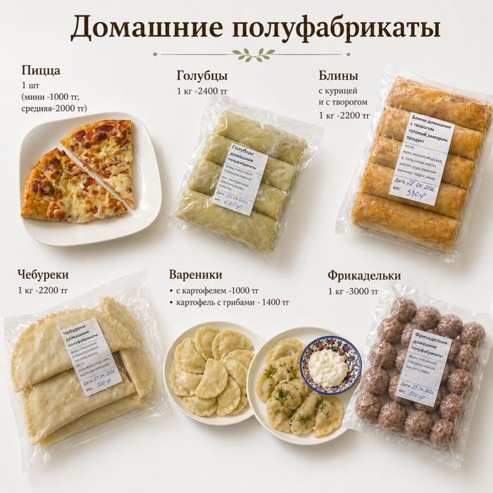 Домашние полуфабрикаты