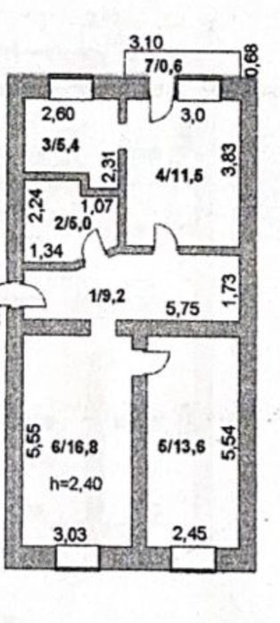 Продам 3 ком квартиру