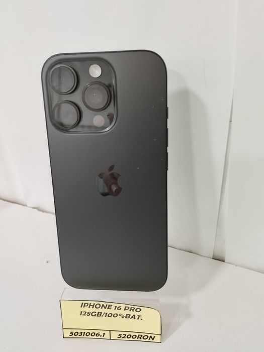 iPhone 16pro 128GB 100% Baterie [CTG]