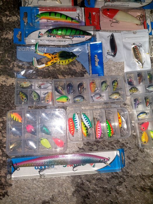 Примамки,воблер,блесни,силикон,плопер,клен,костур,щука,бяла,сом распер