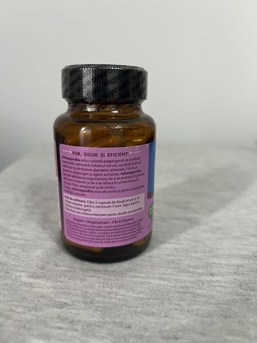 Ashwagandha Antistres Natural, 60 capsule, Organic India