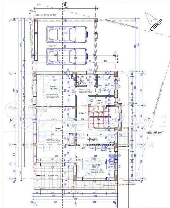 Парцел с Разрешение за строеж в Костинброд площ 539 цена 144990