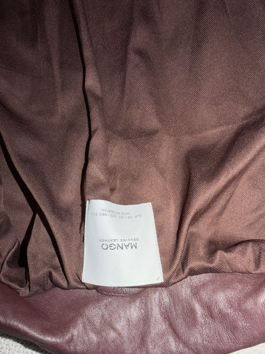 Яке от ЕСТЕСТВЕНА кожа на Mango