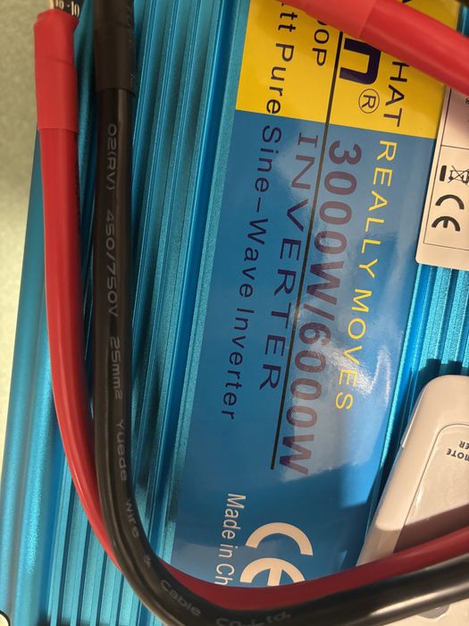 Инвертор преобразовател пълна чиста синусоида 24v -  220v - 6000W