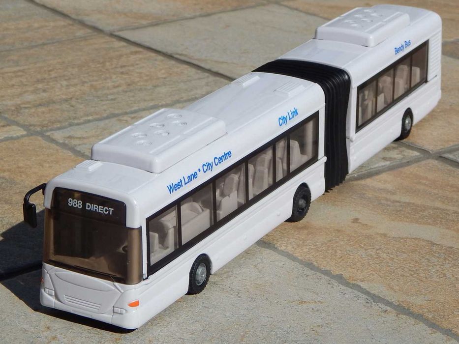 Jucarie autobuz articulat 40 cm cu defect