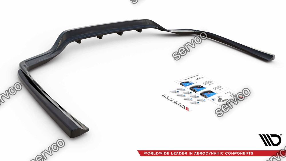 Prelungire splitter bara spate Mercedes C Class W205 2014-2018 v10 - Maxton Design