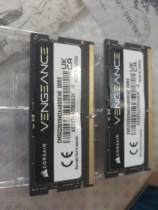 32GB DDR5 4800MT/s, 5600MT/s CL46 - RAM памет (SO-DIMM, за лаптоп)