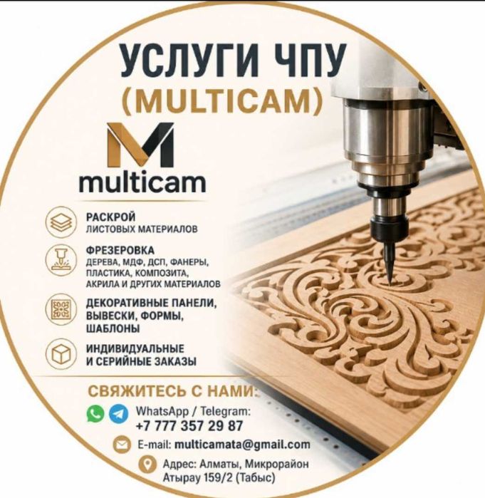 Услуги ЧПУ (мультикам)