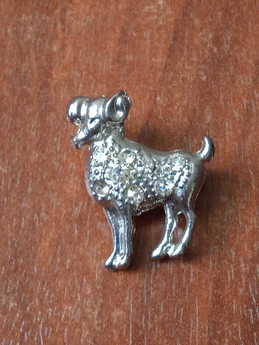 Дамска брошка с цирконий